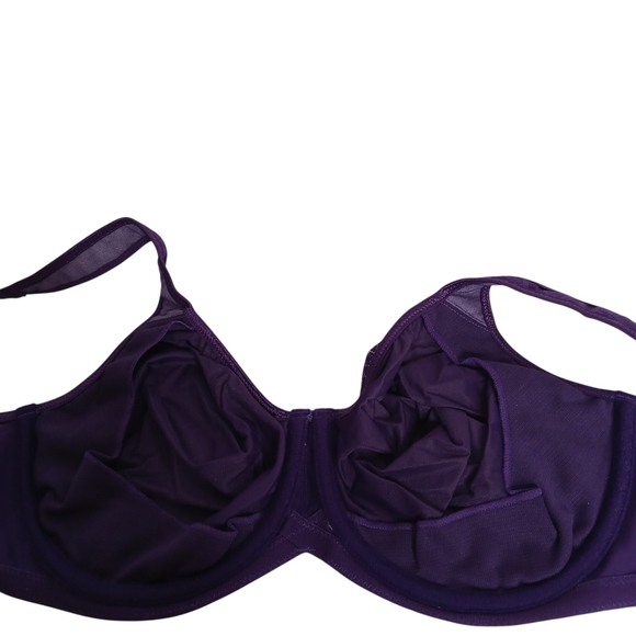 BREEZIES DEEP PURPLE UNDERWIRE BRA 44B STYLE A260366 - Picture 4 of 13